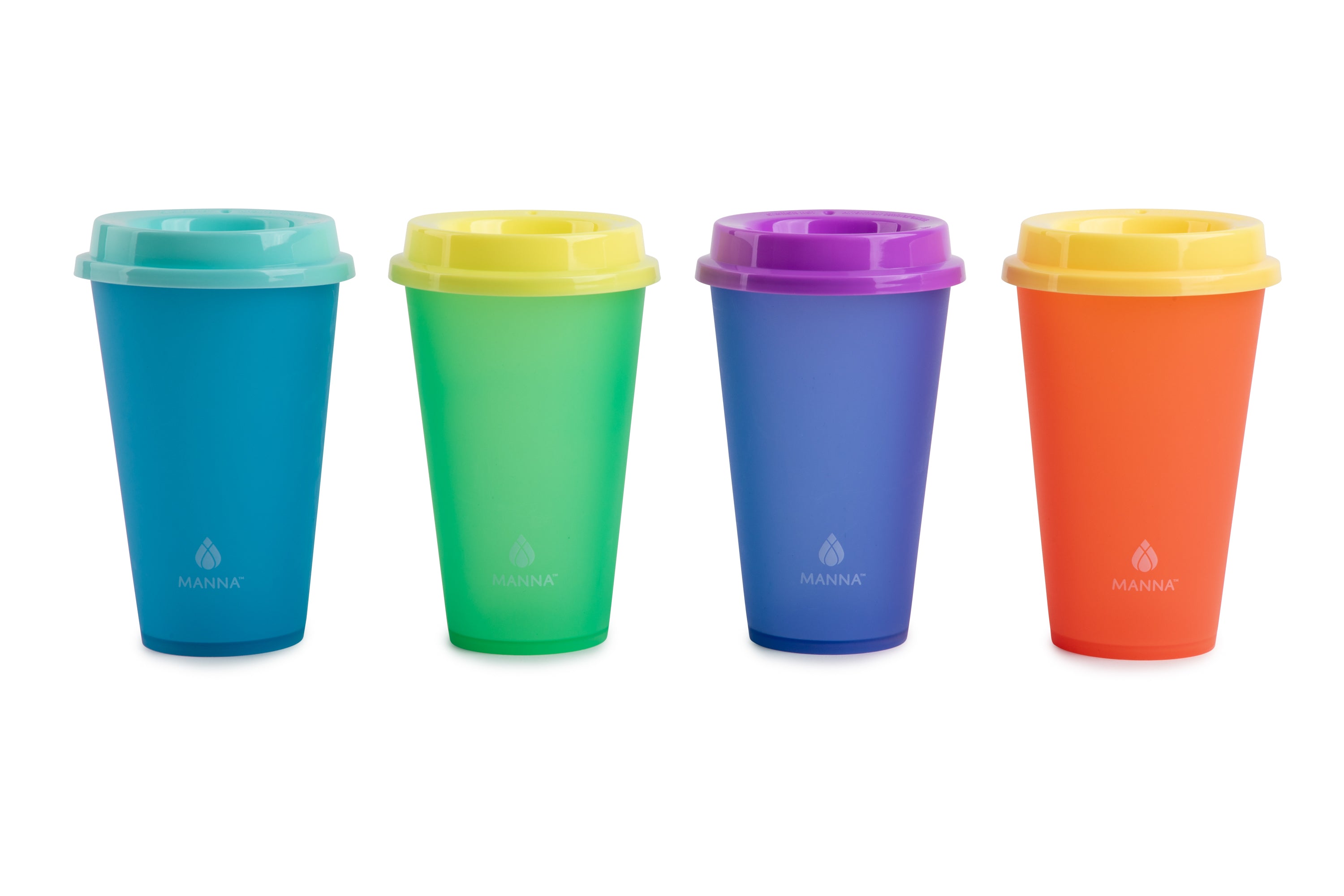 4-Piece 16 oz Hot Liquids Color-Changing Cup Set
