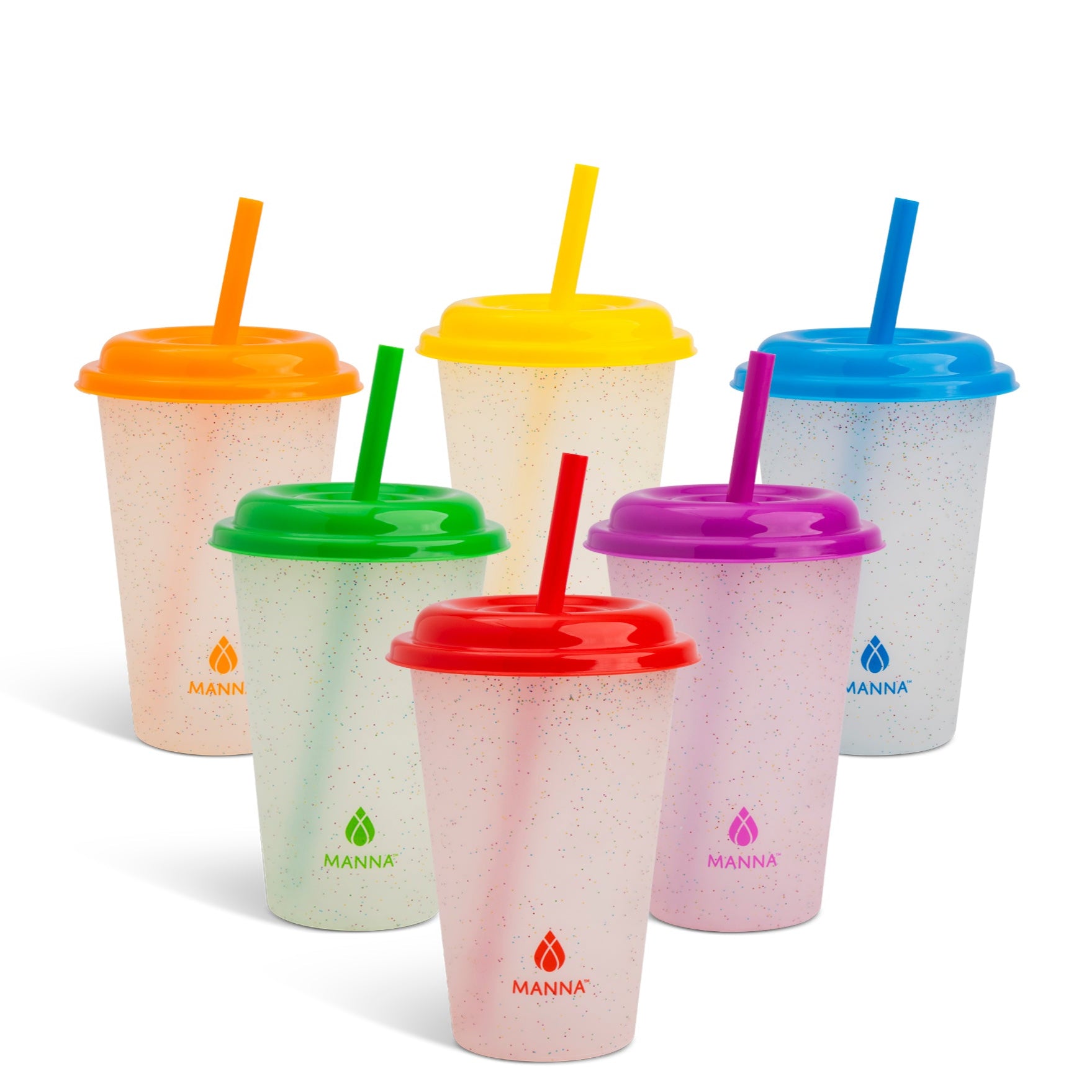 6-Piece Kid's Glitter Color-Changing Cup Set