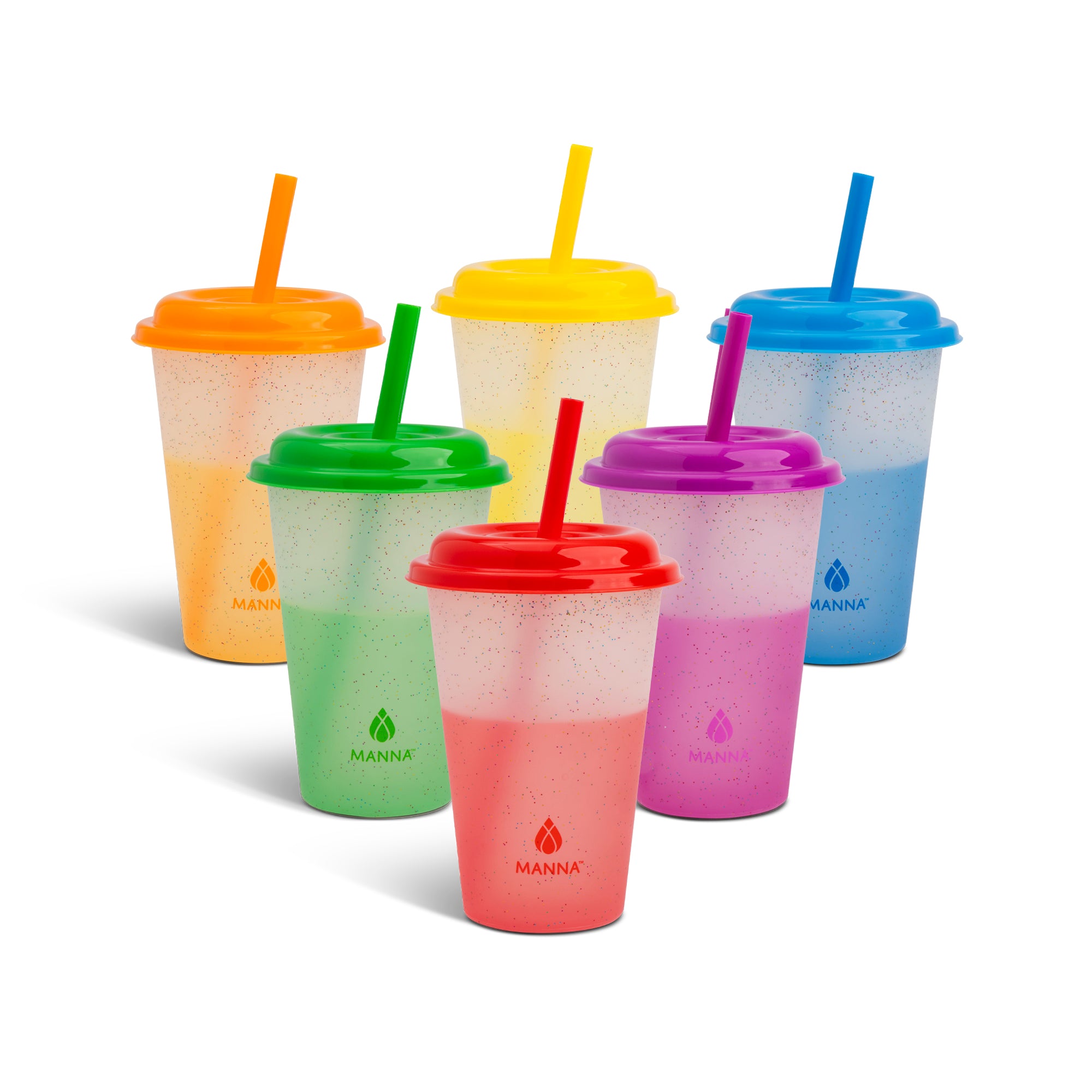 6-Piece Kid's Glitter Color-Changing Cup Set
