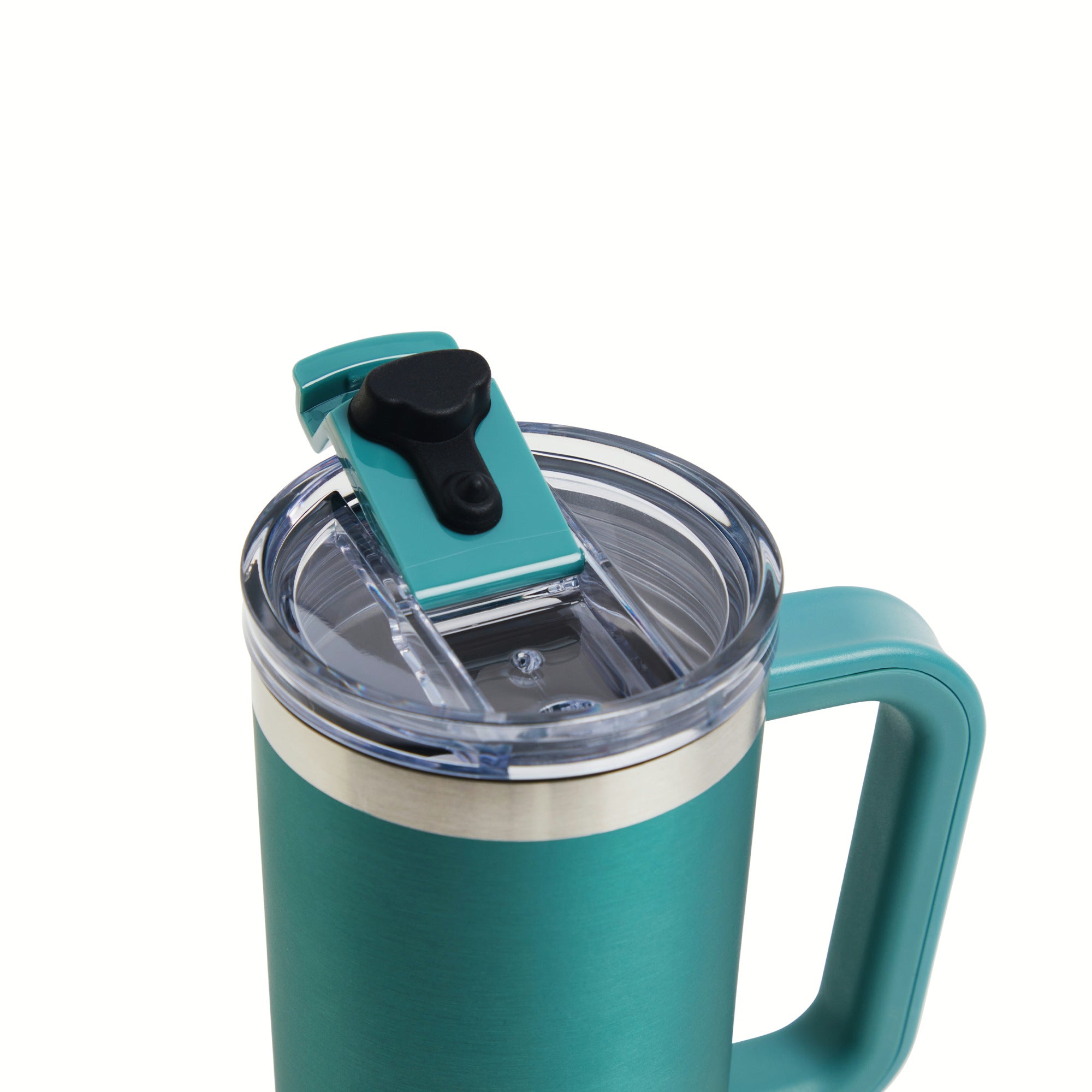 Stay Hydrated On-the-go: Insulated Coffee Mug With Handle And Lid