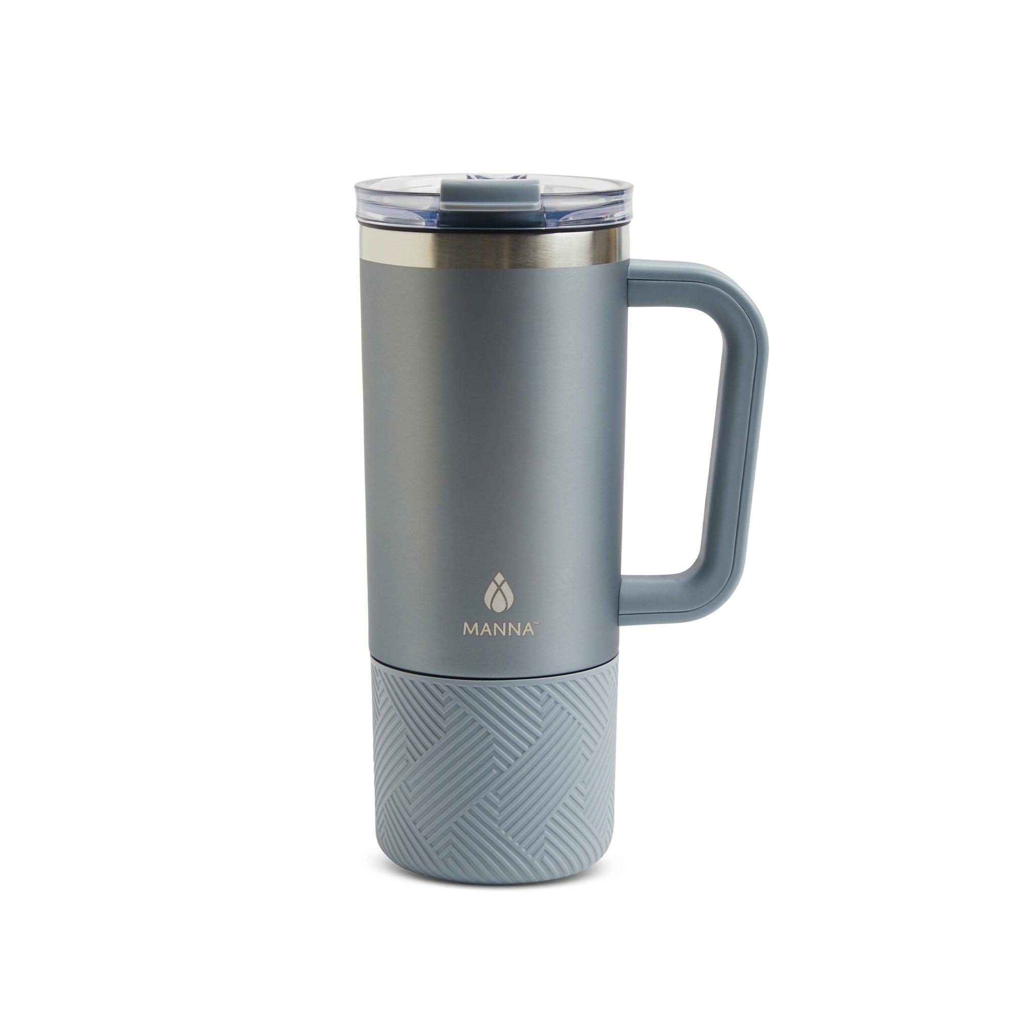 Manna - Matte Metallic Charcoal Stainless Steel Basin Mug, 40 oz.