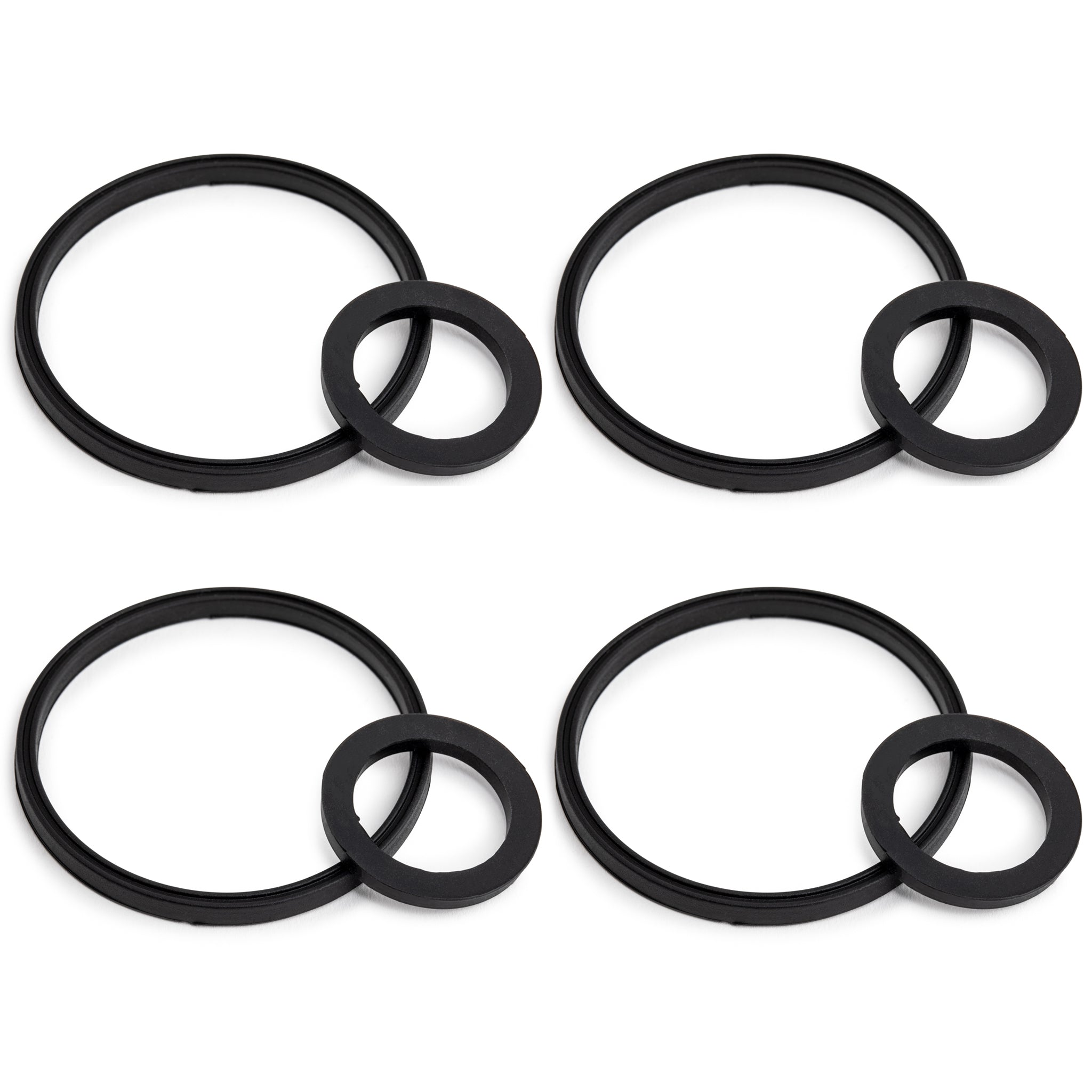  8pcs Replacement Rubber Lid Seals Compatible with