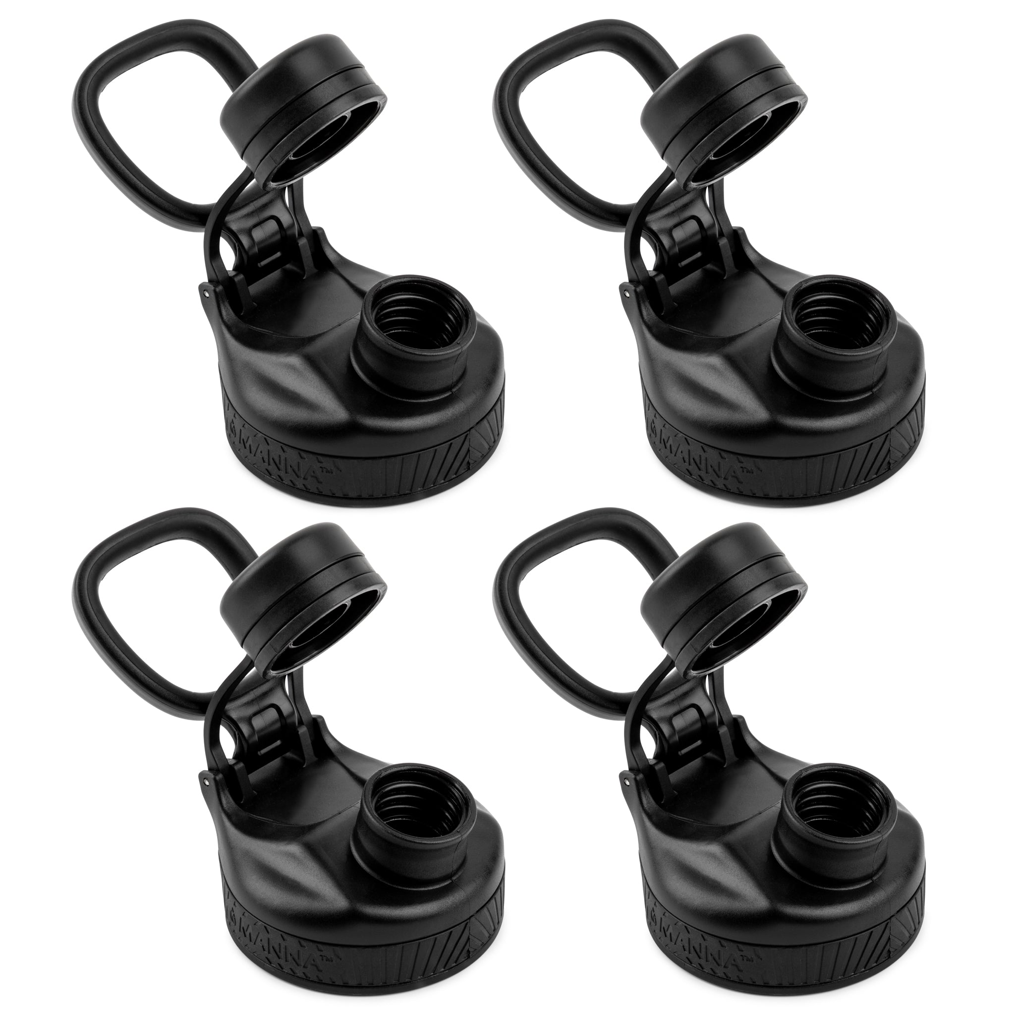 Set of 4 Ranger Pro Bottle Collection Replacement Lids - Manna Hydration