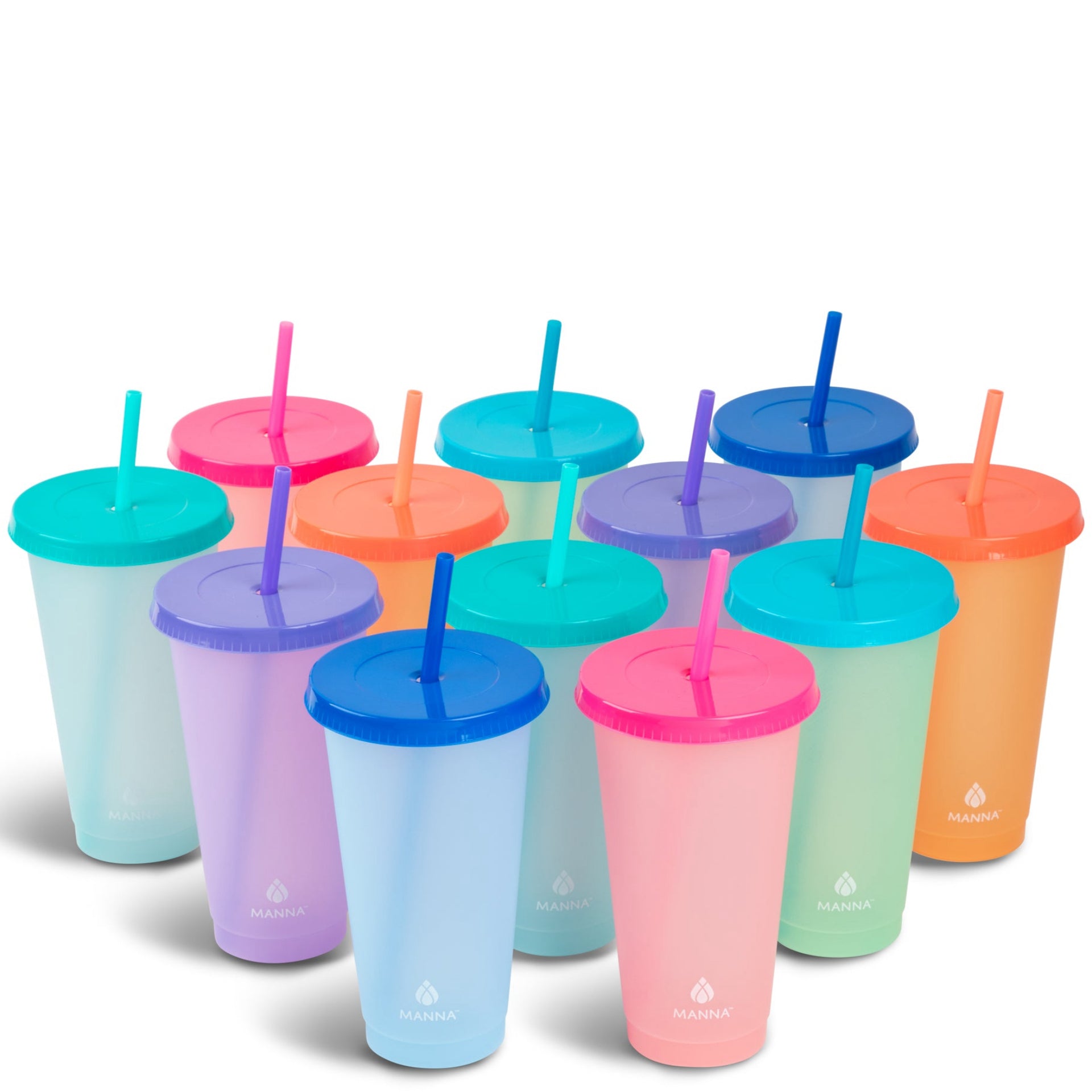 24 PC COLOR CHANGING CUPS - PASTEL