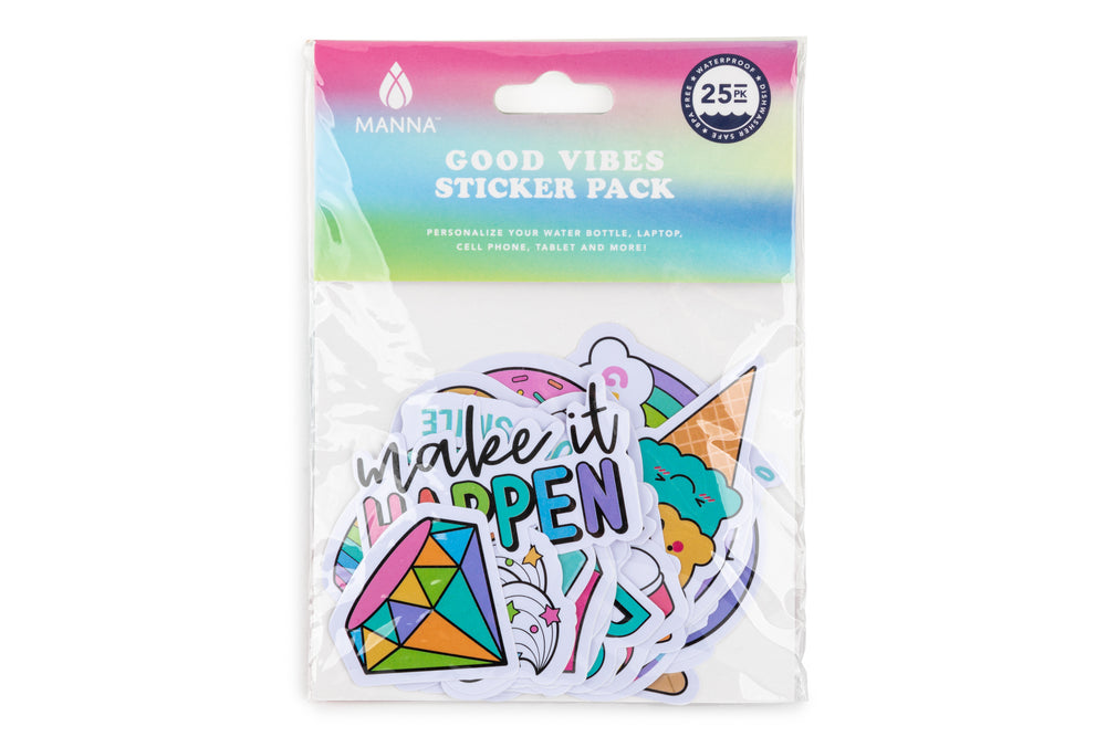 
                  
                    Set of 25 Hydration Stickers-Good Vibes
                  
                