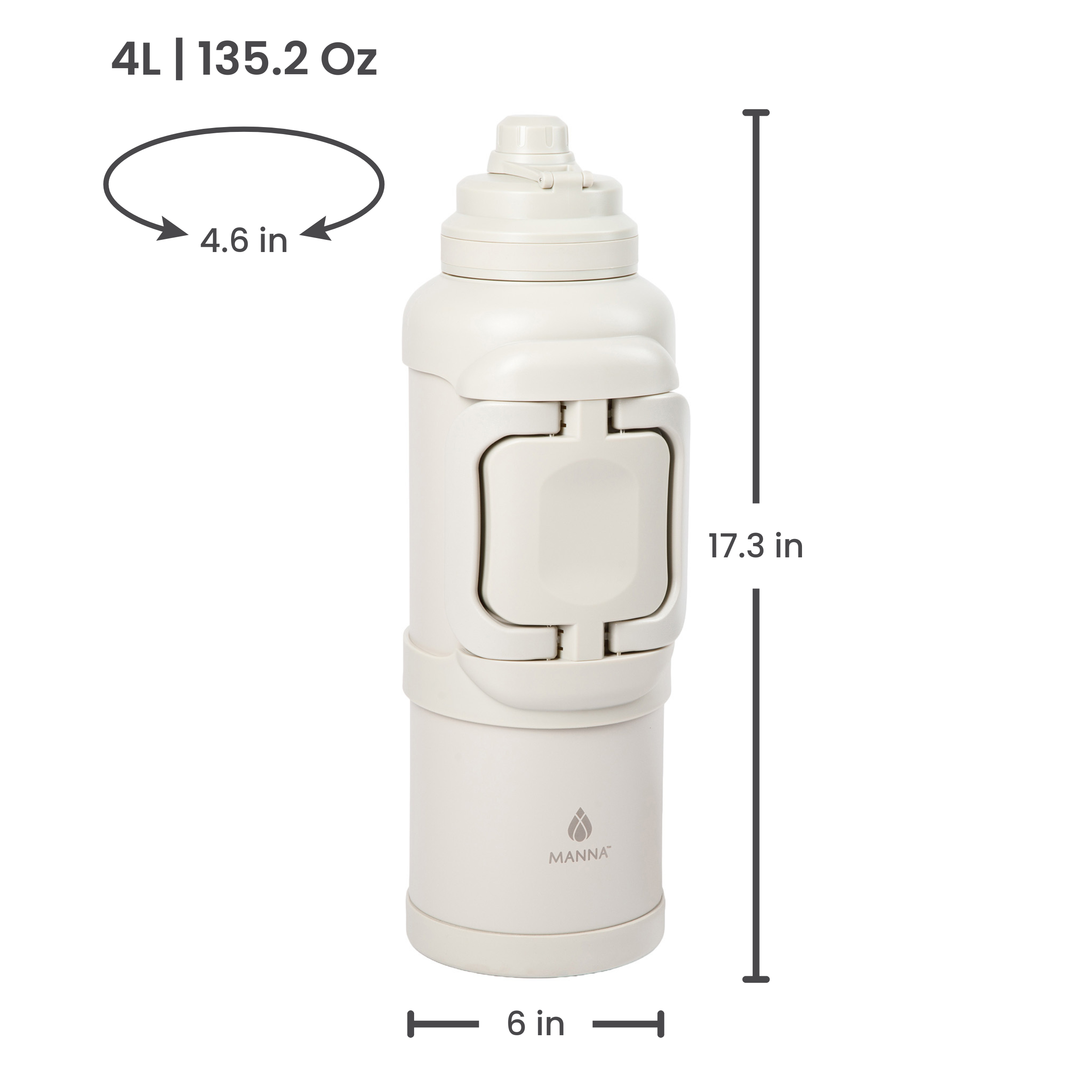 LIMITED EDITION 4L Titan Bottle With Bonus Straw Lid