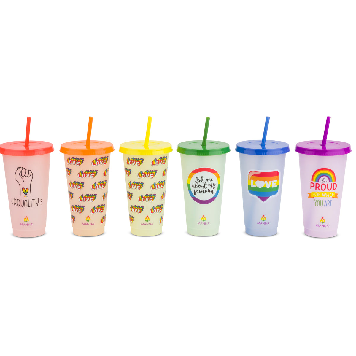 6CT COLOR CHANGING CUPS - PRIDE COLLECTION