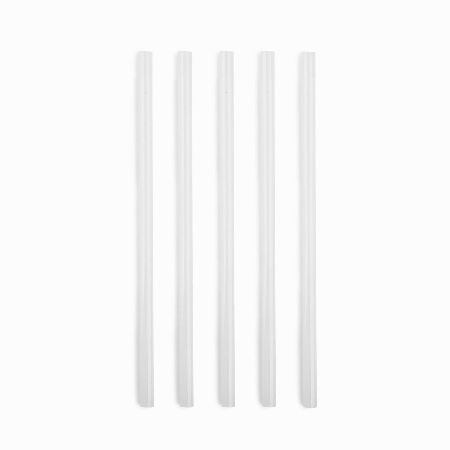 24 Pcs Highly Clear Reusable Straws with 4 Straw Brushes 10.5 in