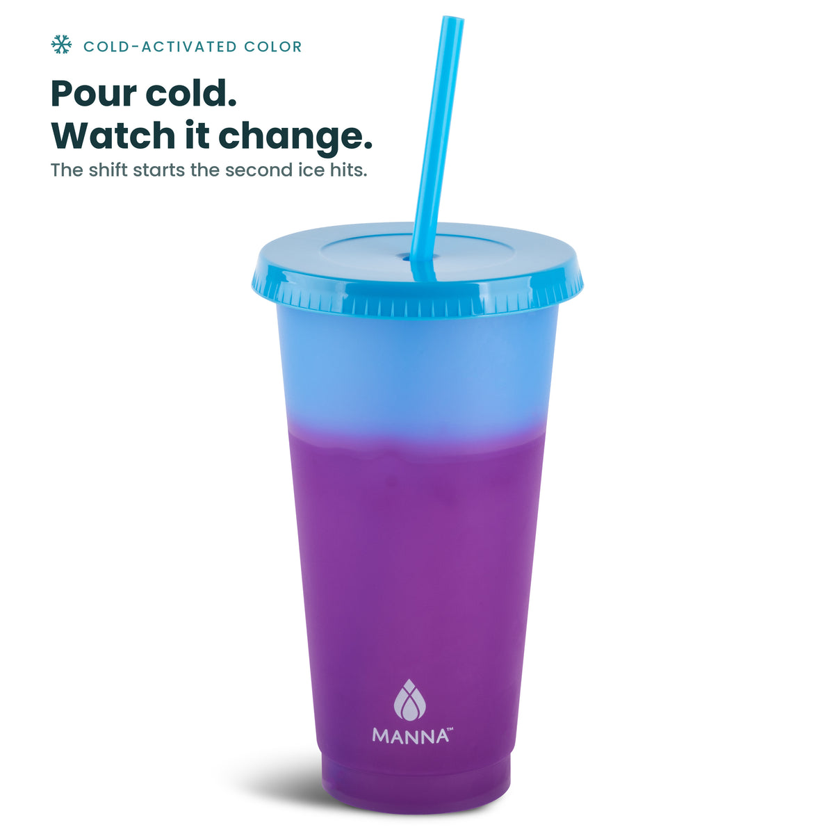 24-Piece Rainbow Color-Changing Cups