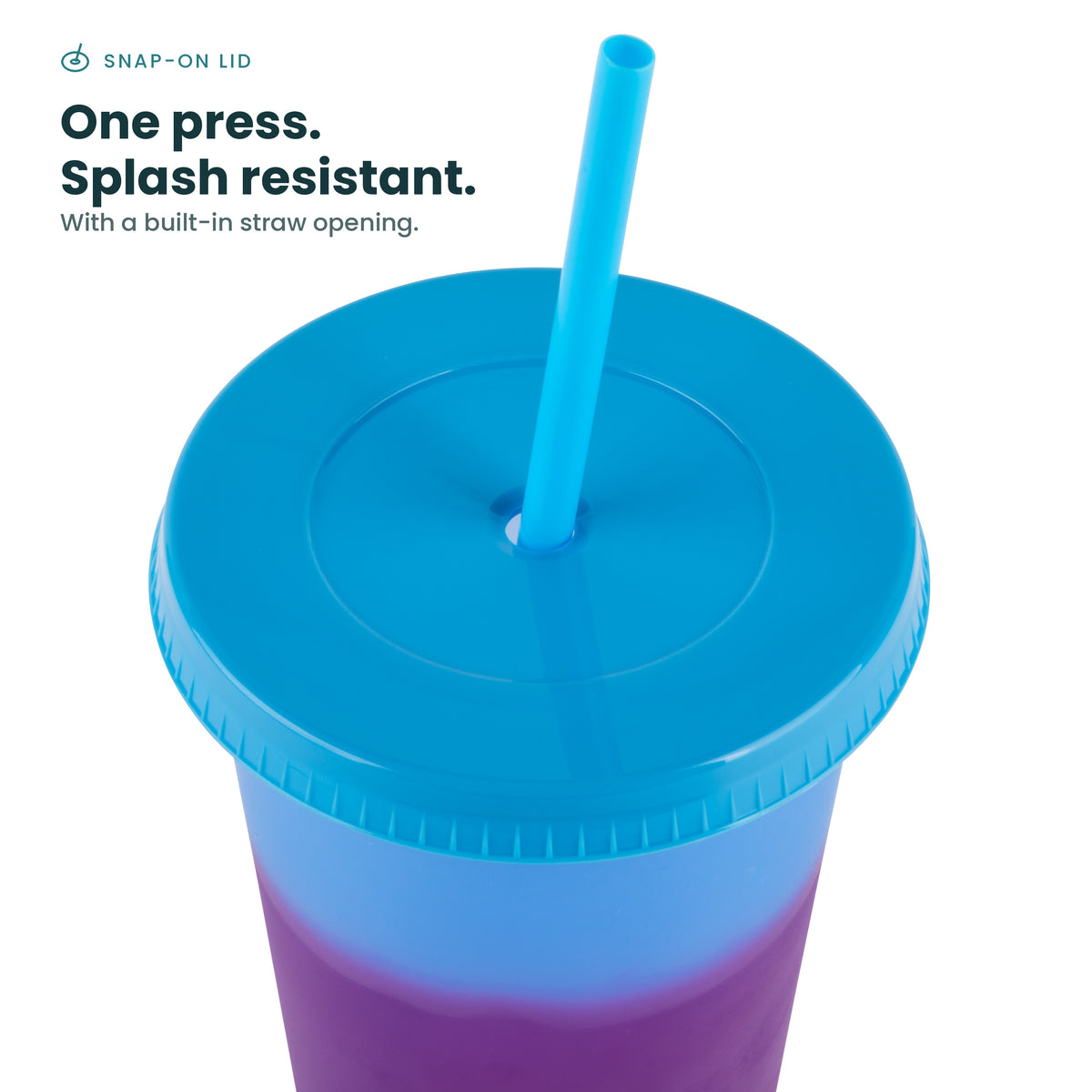 24-Piece Rainbow Color-Changing Cups