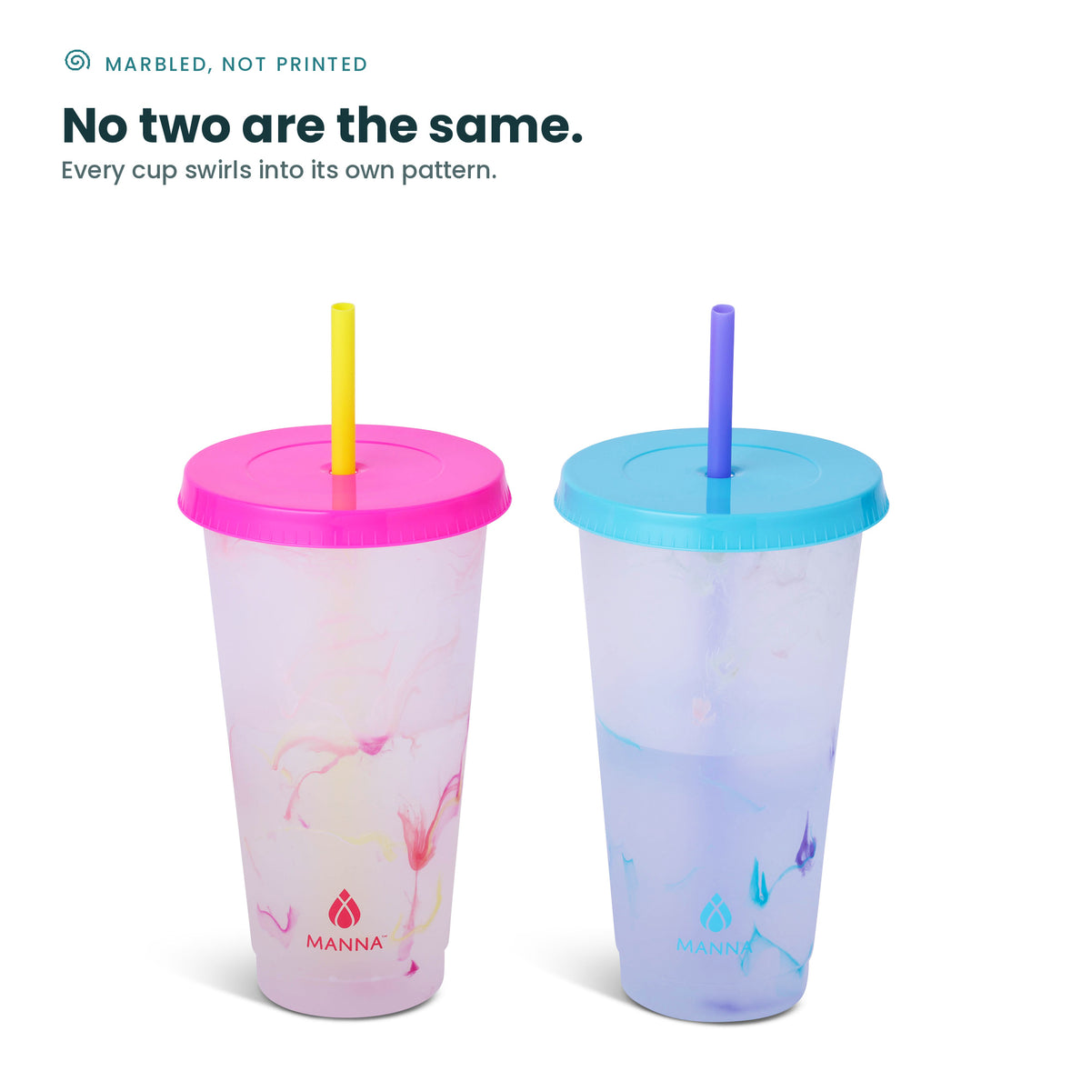 24-Piece Rainbow Color-Changing Cups