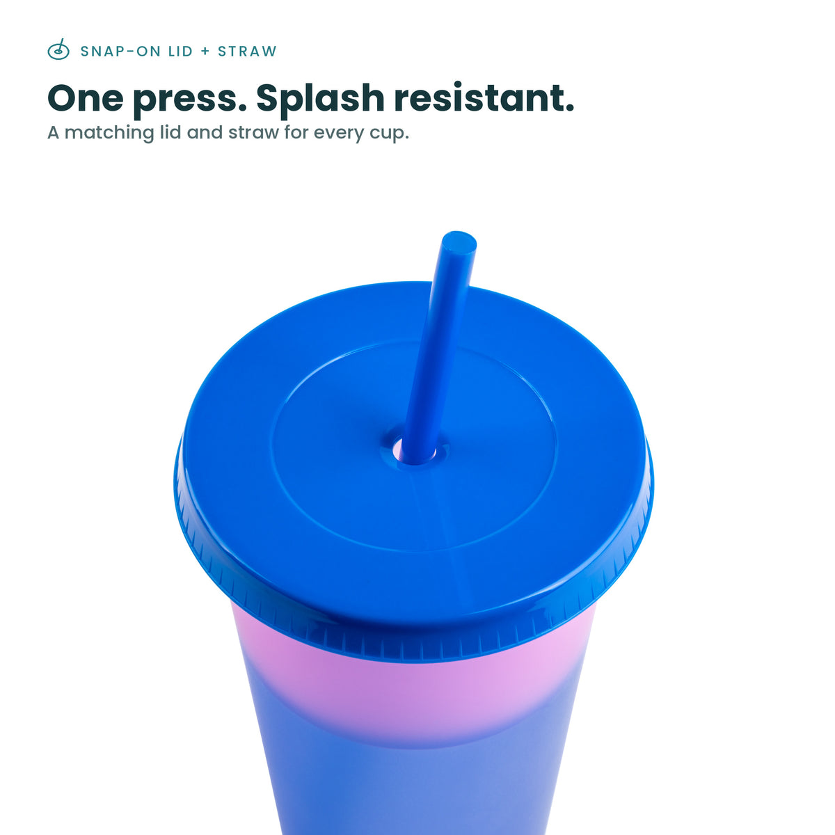 12-Piece Bright Color-Changing Cup Set