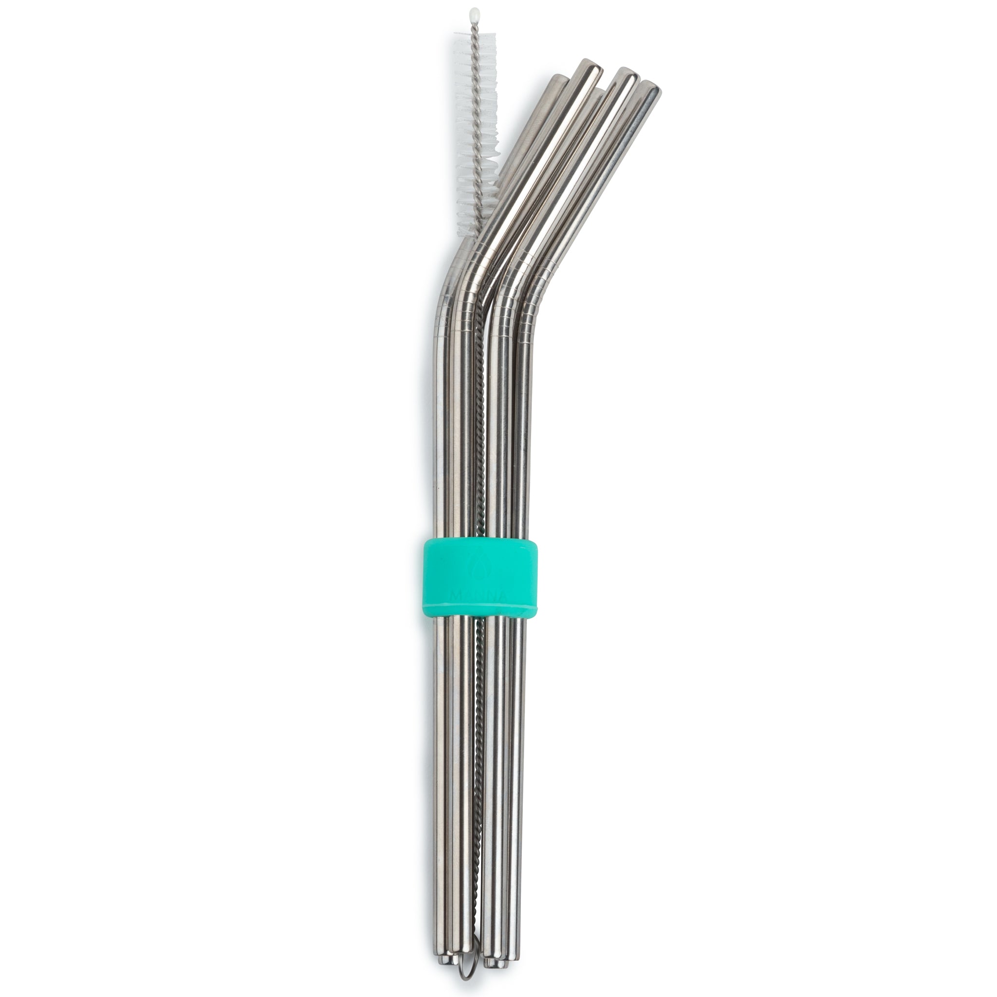 Set of 8 Stainless Steel Reusable Straws&Silicone Straw Holder – Manna  Hydration