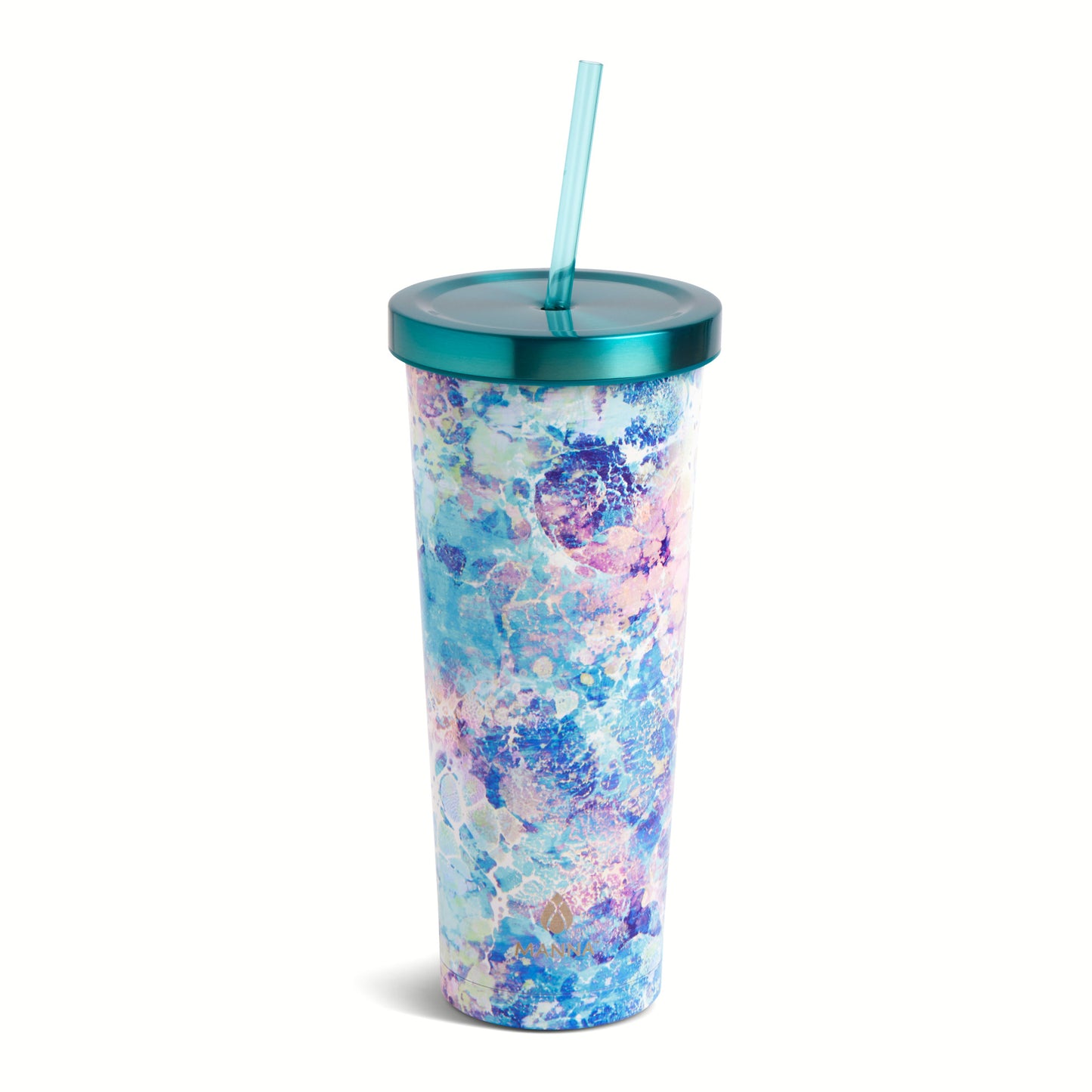 Starbucks Blue Floral and Pinecone Vacuum Insulated Tumbler 16 oz