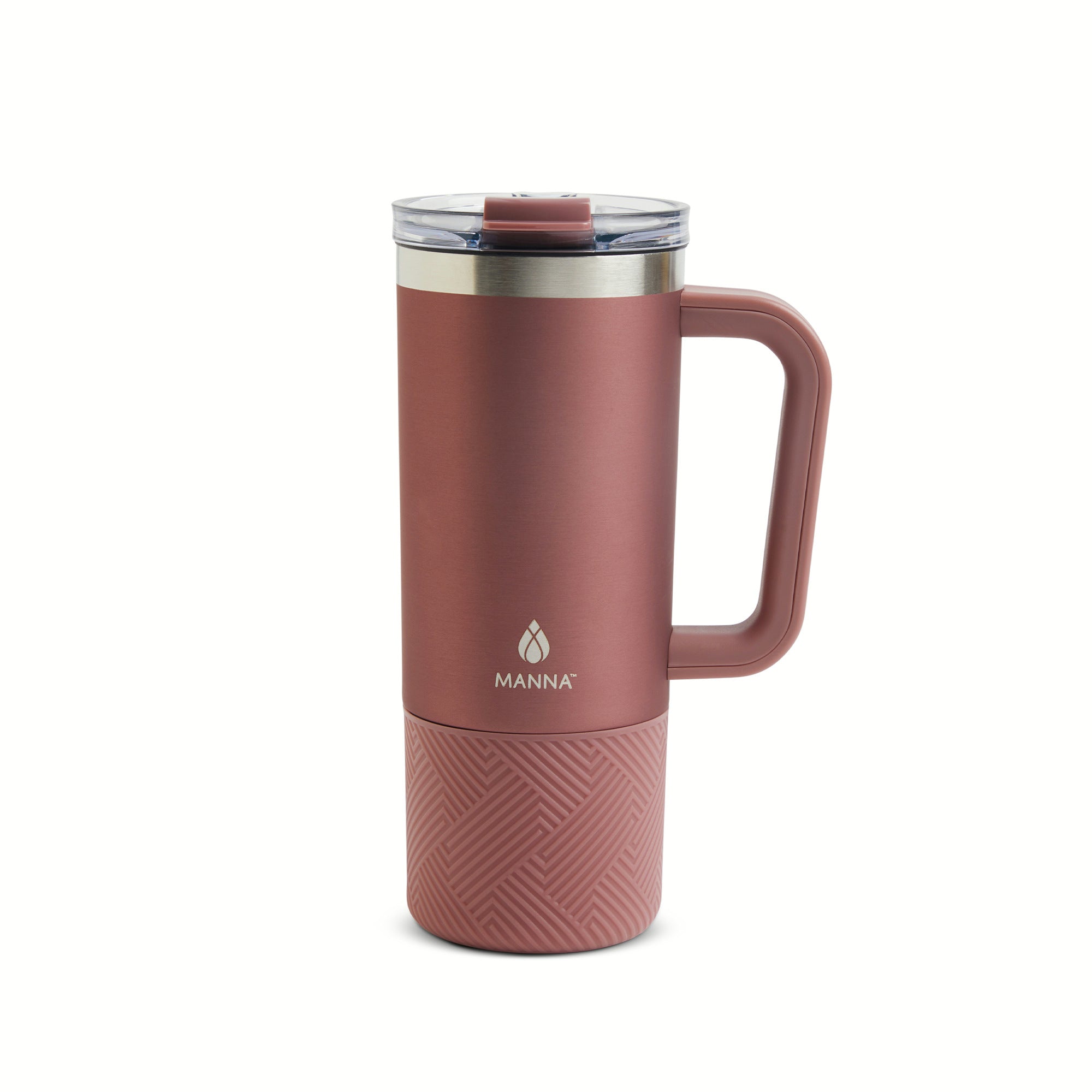 20 oz. Leather-wrapped Coffee Mug with Lid – Aux Petits Soins™