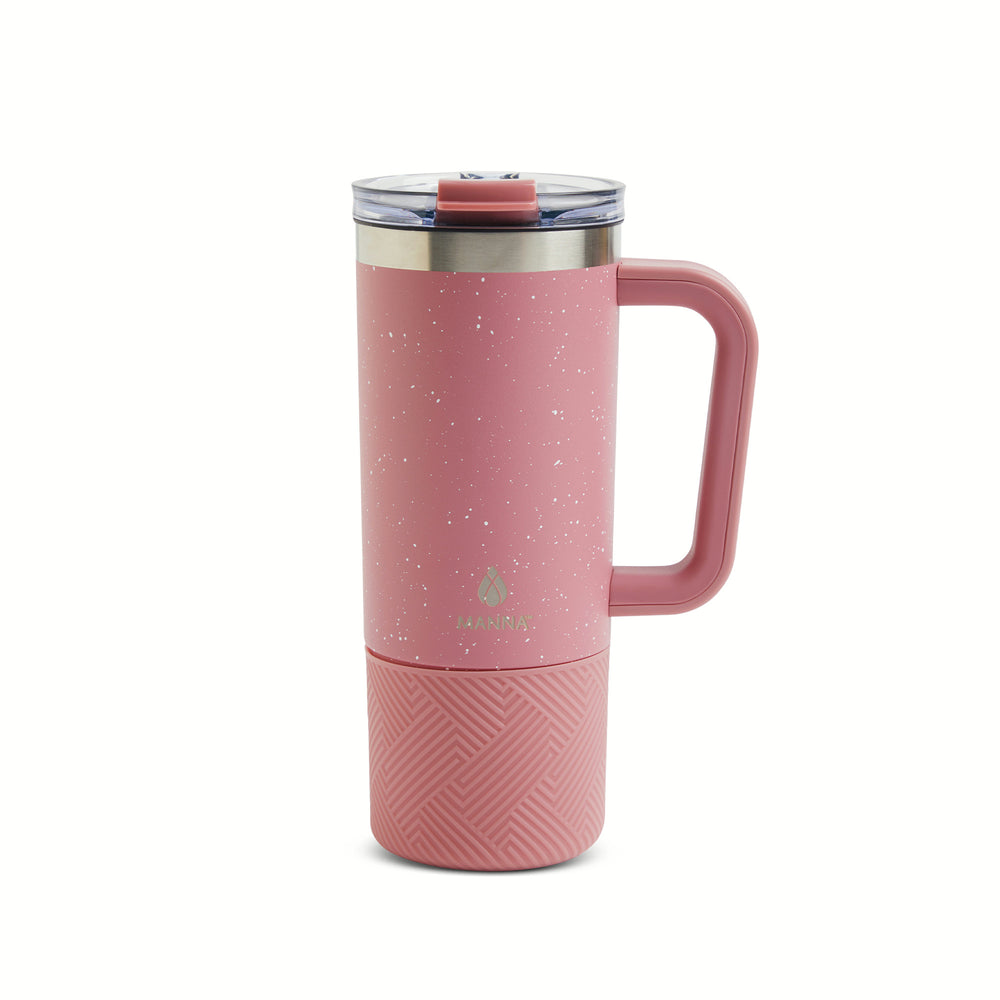 RTIC 16 oz Coffee Travel Mug with Lid and Handle, Stainless Steel