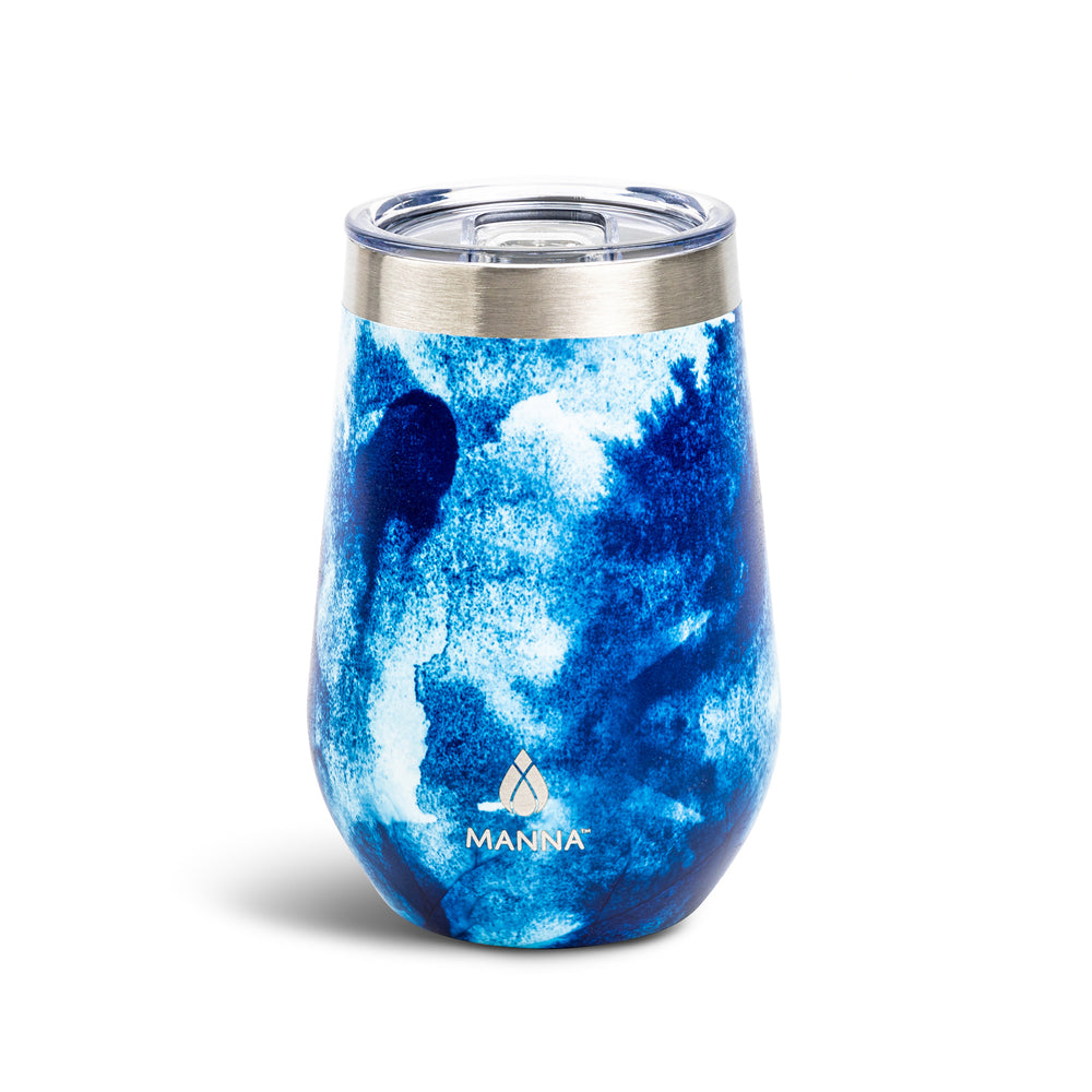 Mainstays 30-Ounce Acrylic Color Changing Stemless Wine Tumbler, Blue 