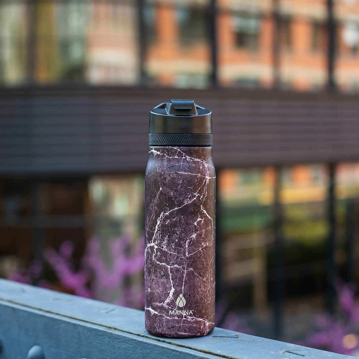 Manna Flight Stainless Steel Bottle - Pink Marble, 24 oz - Kroger