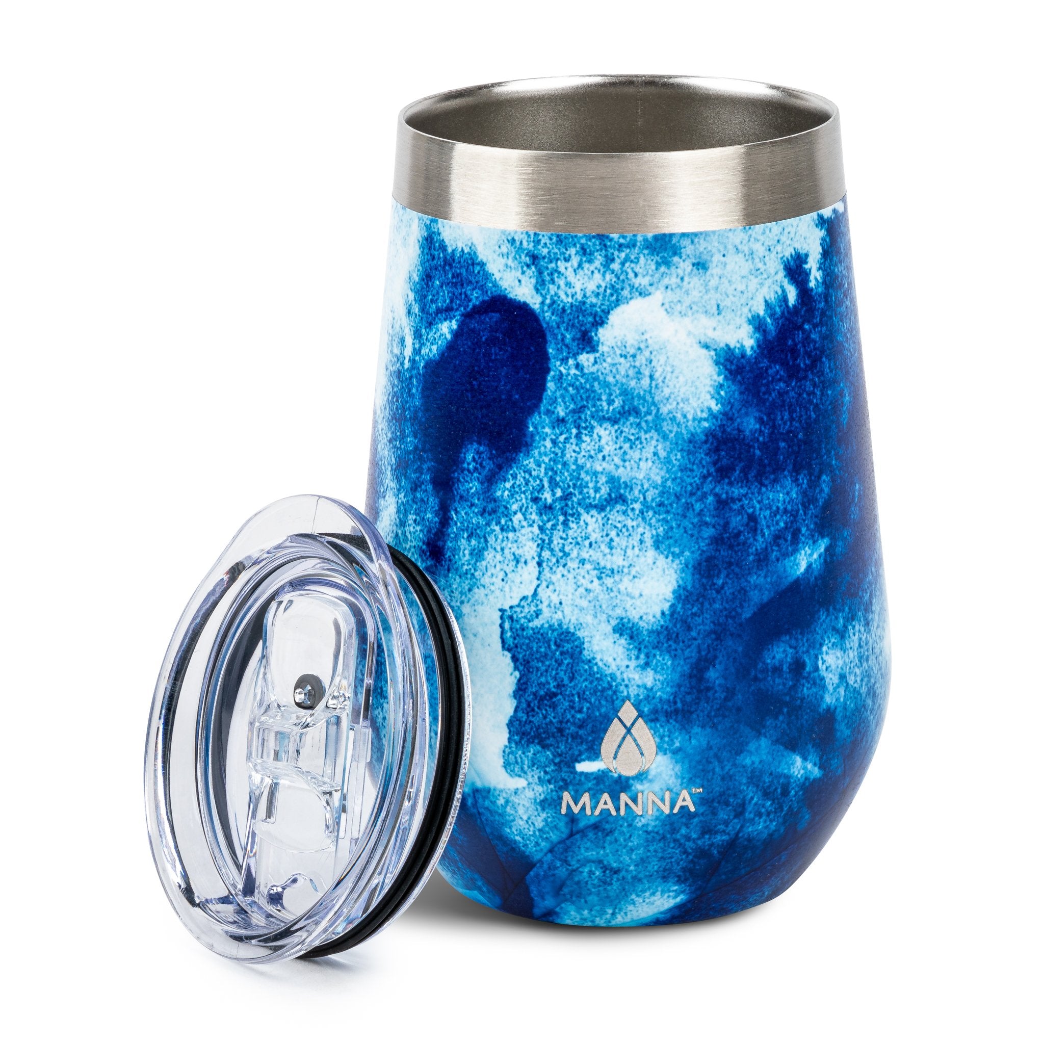 2-Piece Metallic Wine Tumbler Set – Manna Hydration