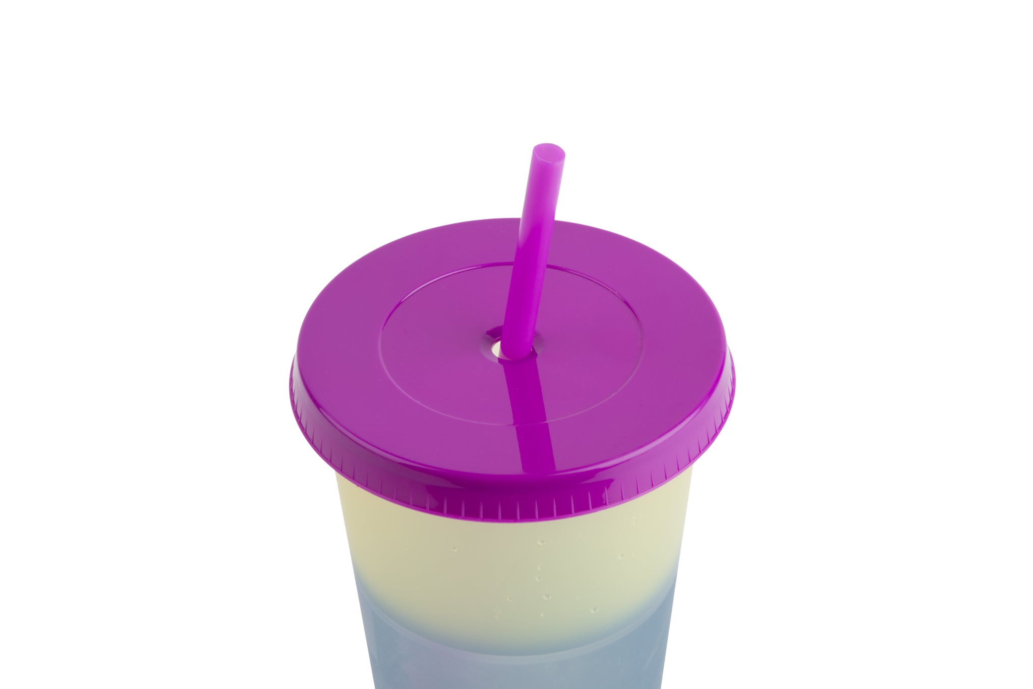 710ml Color Changing Cups Reusable Plastic Christmas Cup with Straw and Lid  Party Drinks Mugs for