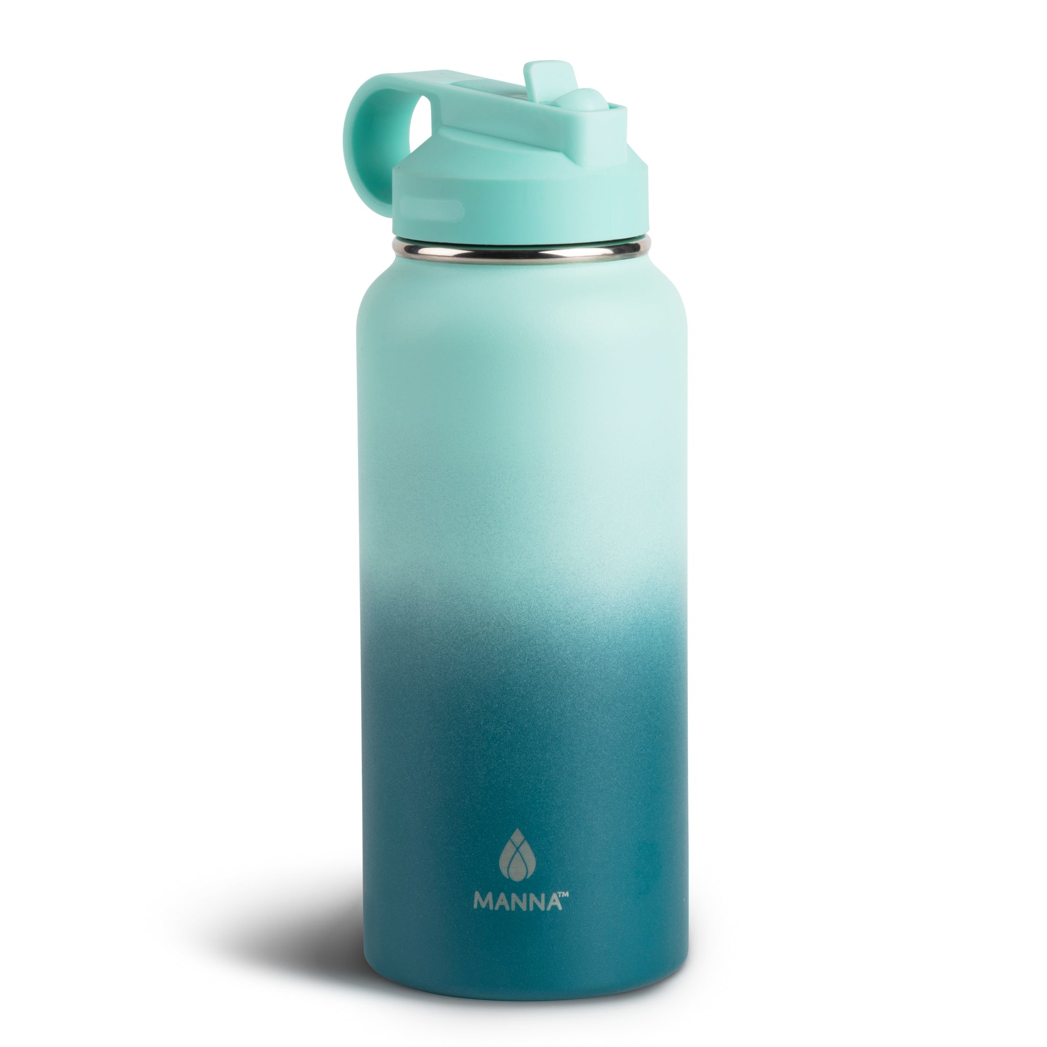 Tal Ranger 40 oz Mint Green and Black Stainless Steel Water Bottle with Wide